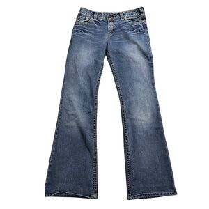 Silver Jeans Co. Suki Bootcut Jeans Sz 32 Medium Wash Denim Made in Hong Kong